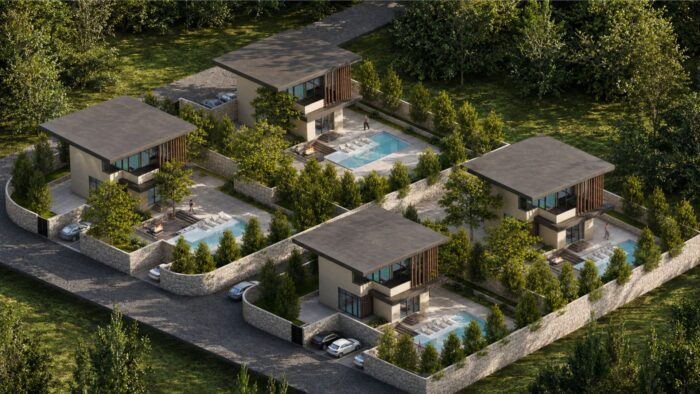 Umm Al-Amad Farmhouses – Aerial View 2