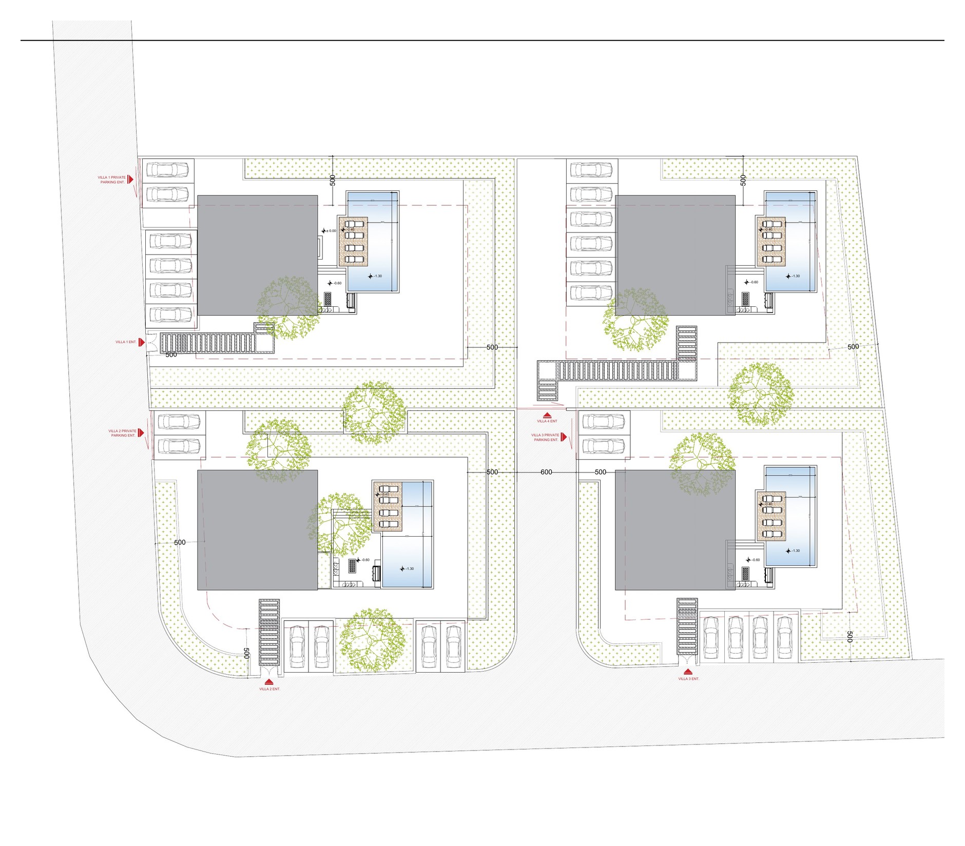 Umm Al-Amad Farmhouses Site Plan